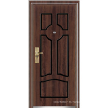 Puerta blindada de madera de acero (YF-G9021)